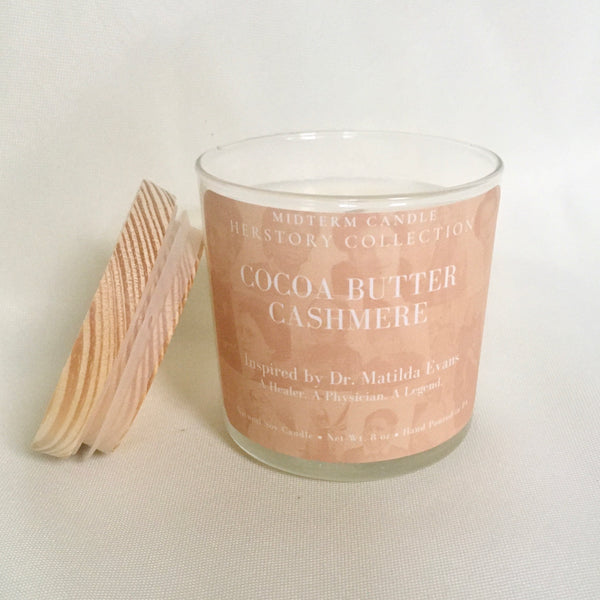 Cocoa Butter Cashmere: Inspired by Dr. Matilda Evans