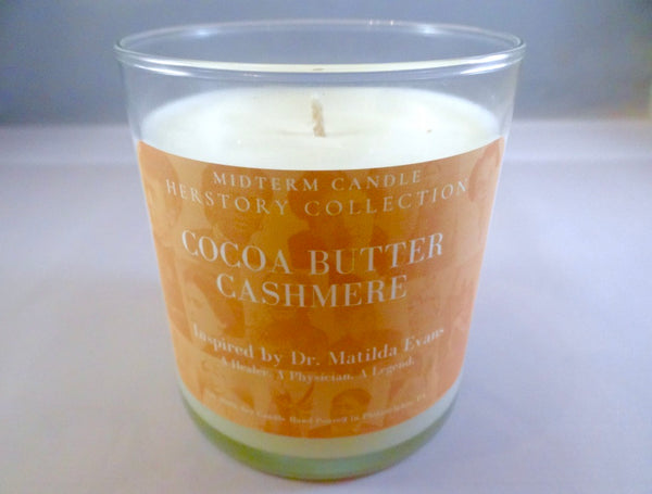 Cocoa Butter Cashmere: Inspired by Dr. Matilda Evans